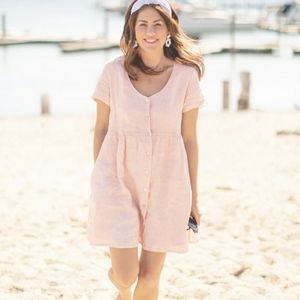 Jillian Harris x Priv linen dress